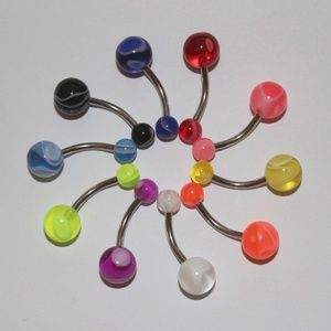 Pack 7: 10 BRAND NEW Navel / Belly Button Rings